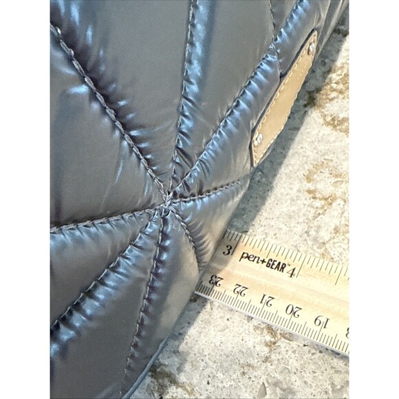 Twelvelittle Diaper Clutch Crossbody Diaper Bag Quilted‎ Metallic Gray - Picture 13 of 16